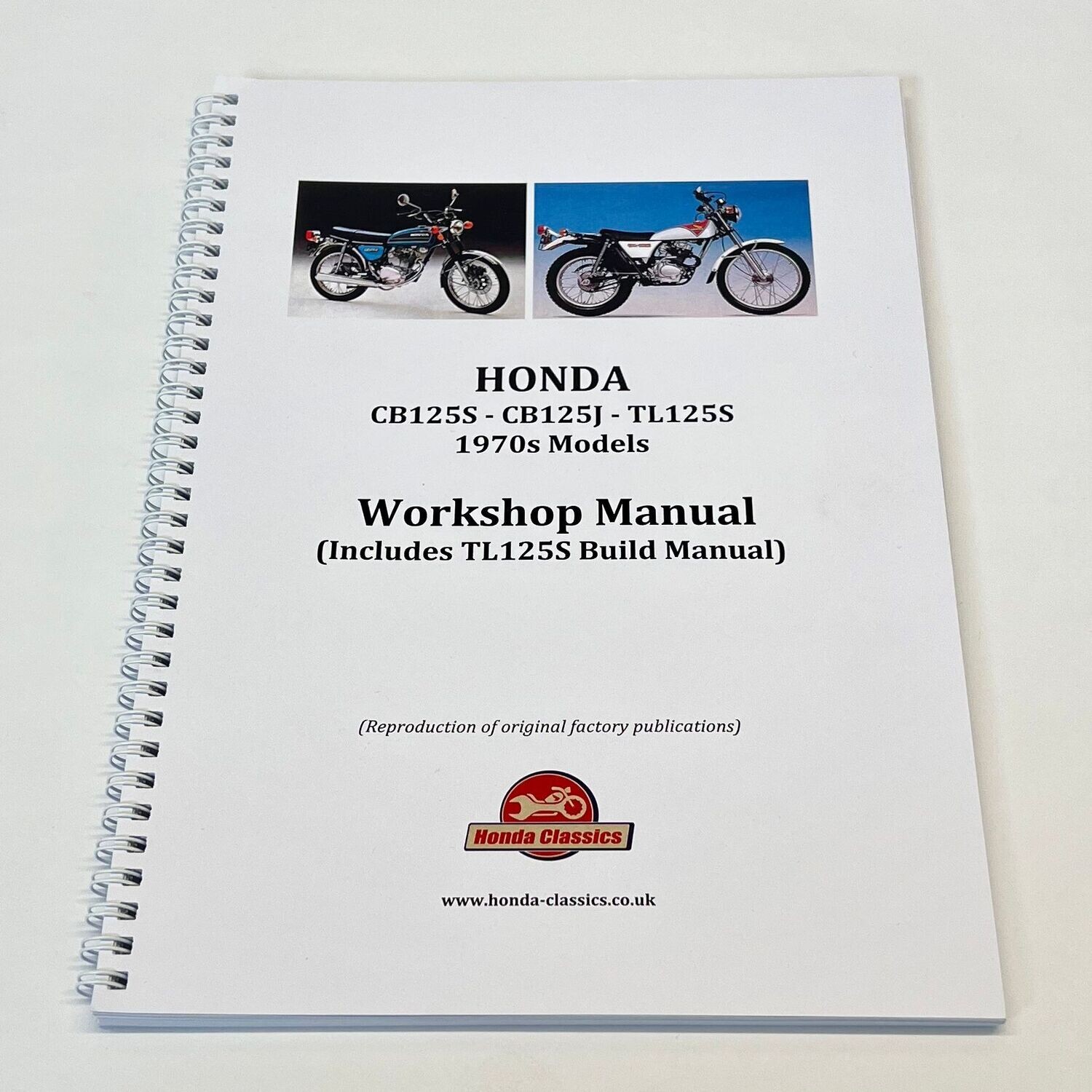 Factory Workshop Manual, CB125S, CB125J & TL125S - HWM075