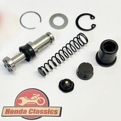 K&L Brake Master Cylinder Rebuild Kit - Fits Honda CB360, CB400F, CB500T, CB550, CB750 (1970s Models)