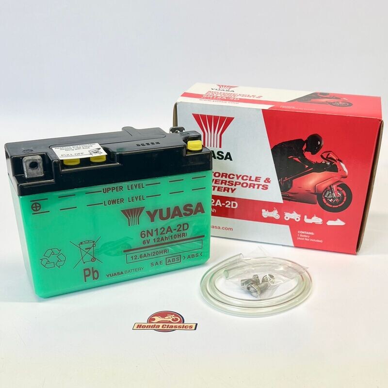 Battery, 6N12A-2D Yuasa. BAT621Y