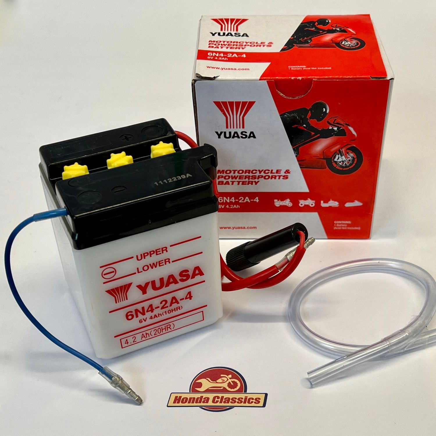 Battery, 6N4-2A-4 Yuasa. BAT604Y