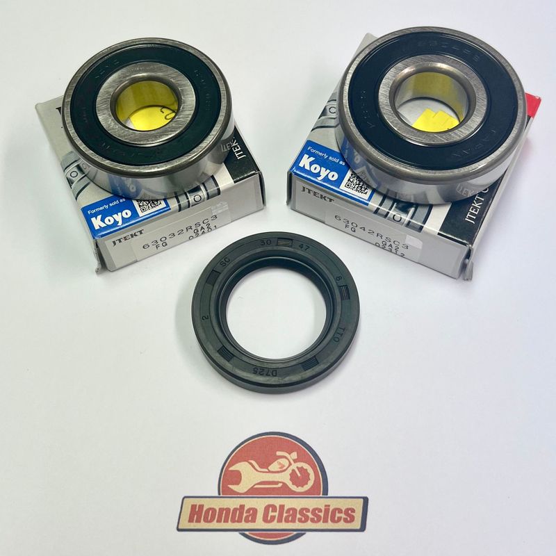 Rear Wheel Bearings & Dust Seal Set - KIT003