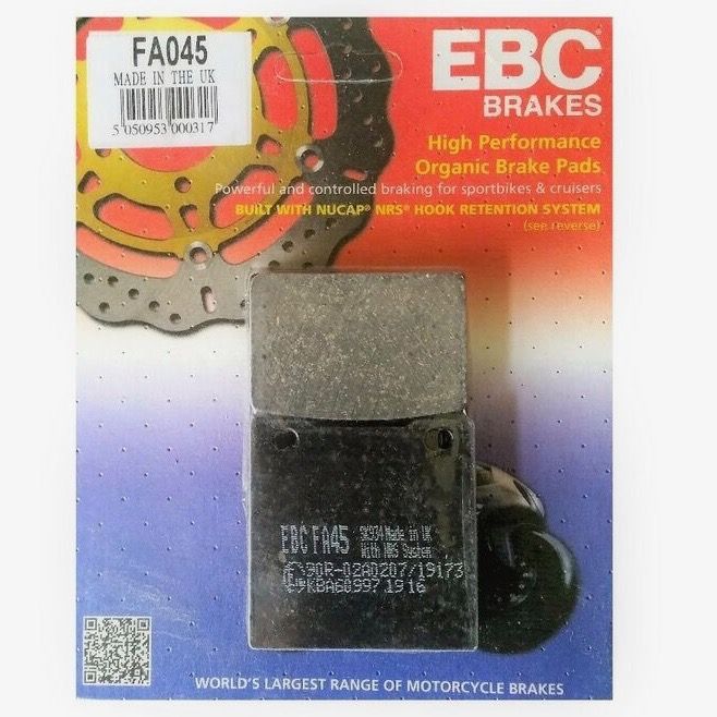Front Brake Disc Pads, Pair. EBC-FA045