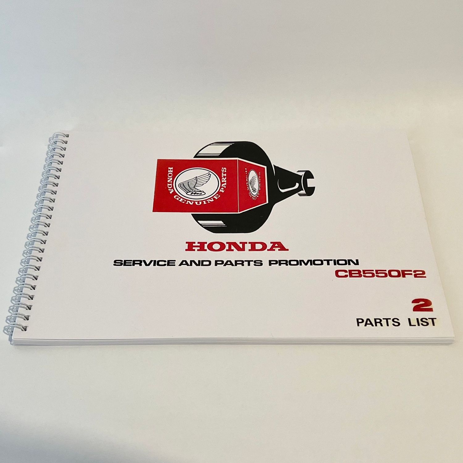 Factory Parts List Manual, CB550F2- HPL029