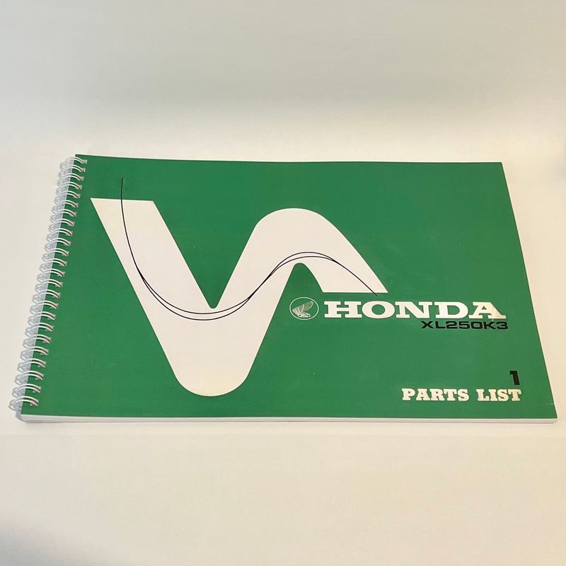 Factory Parts List Manual, XL250K3 - HPL031
