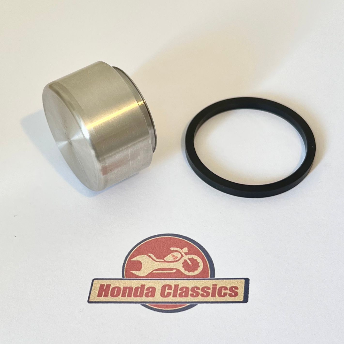 Rear Brake Caliper Piston, Stainless-Steel & Seal - 43205-431-671P