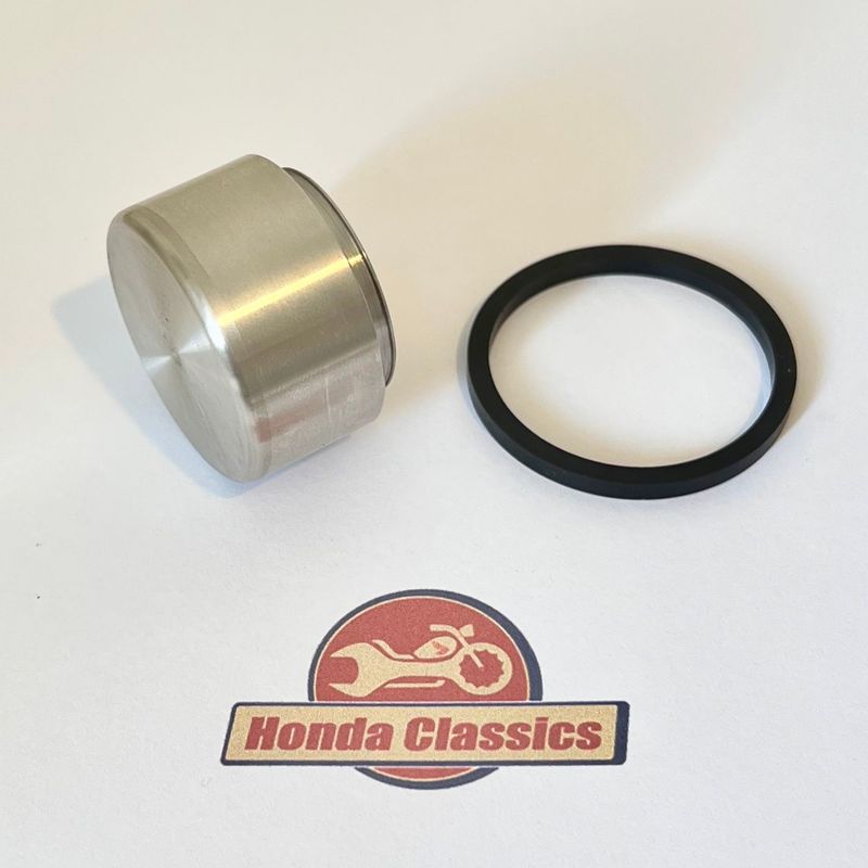 Rear Brake Caliper Piston, Stainless-Steel & Seal - 43205-431-671P
