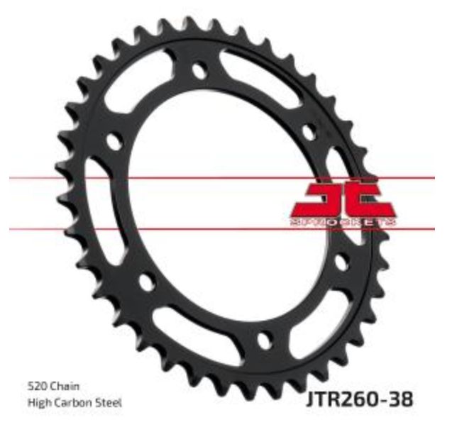 Rear Wheel Drive 38T Sprocket. JTR260-38