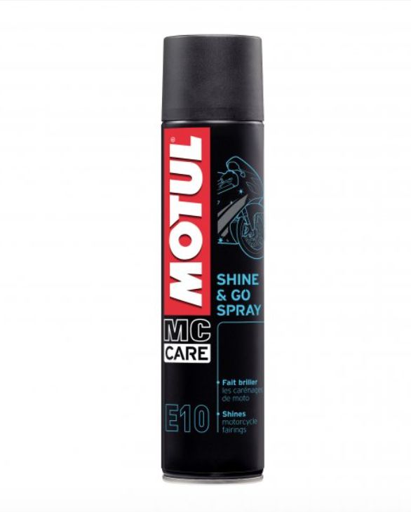 Motul Shine & Go Spray, 400ml. Motul-E10 Motul Shine & Go Spray, 400ml. Motul-E10