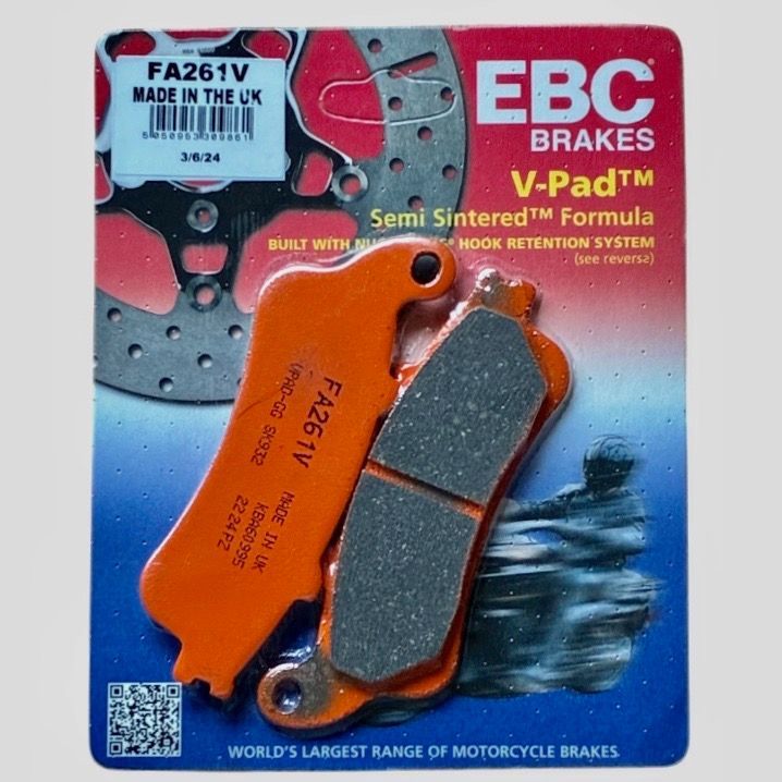 Brake Disc Pads, Pair. EBC-FA261V Brake Disc Pads, Pair. EBC-FA261V
