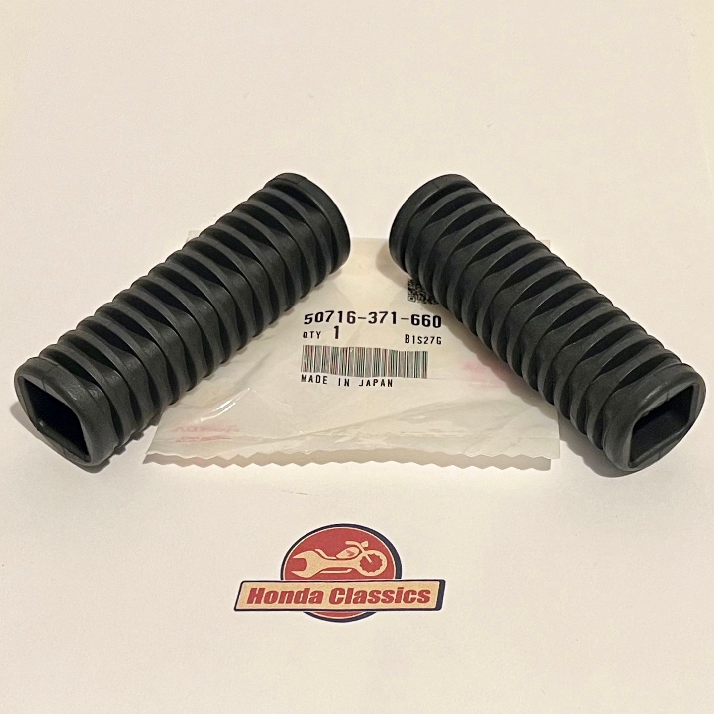 Passenger Footrest Rubbers, Pair. 50716-371-660 Passenger Footrest Rubbers, Pair. 50716-371-660
