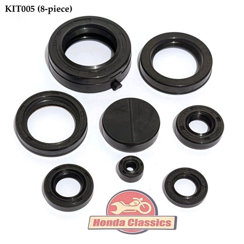 Engine & Gearbox Oil Seal Kit, 8-Piece - KIT005 Engine & Gearbox Oil Seal Kit, 8-Piece - KIT005