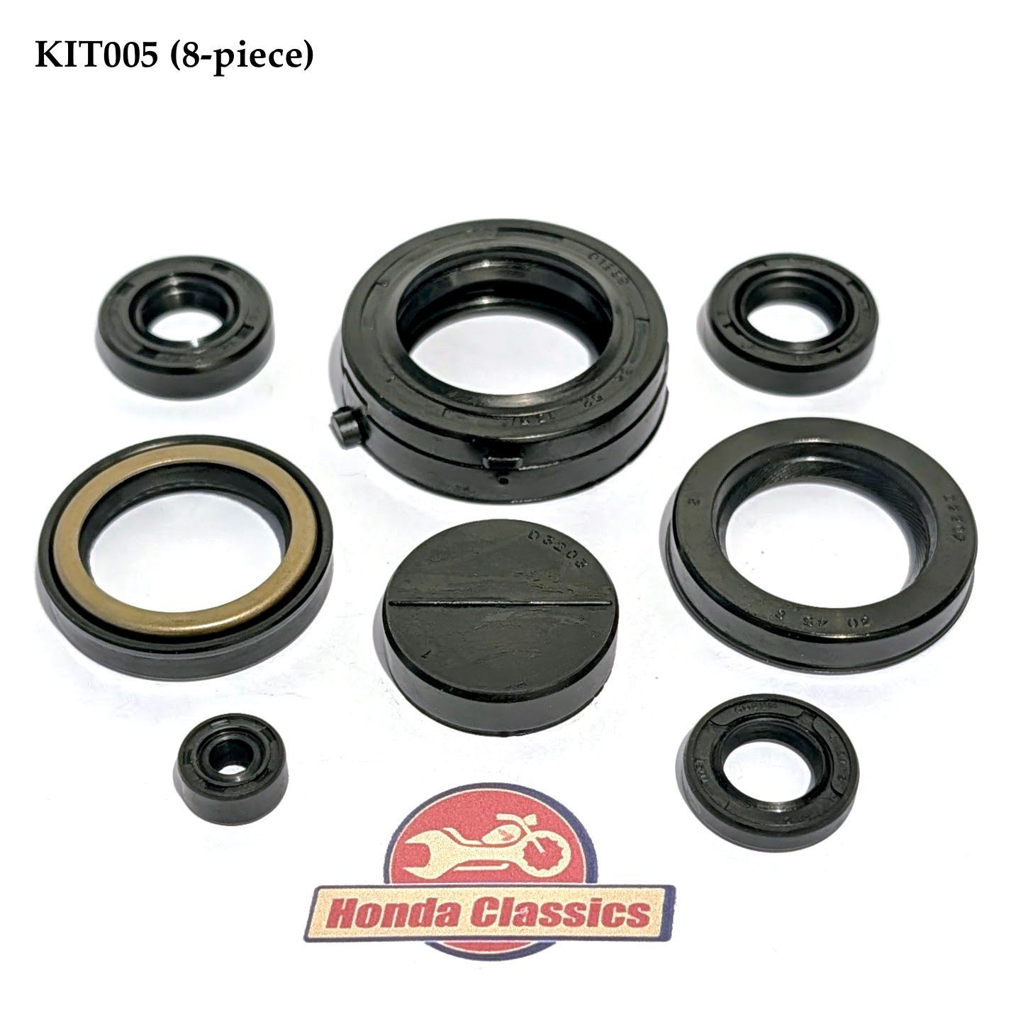 Engine & Gearbox Oil Seal Kit (8-Piece) - KIT005