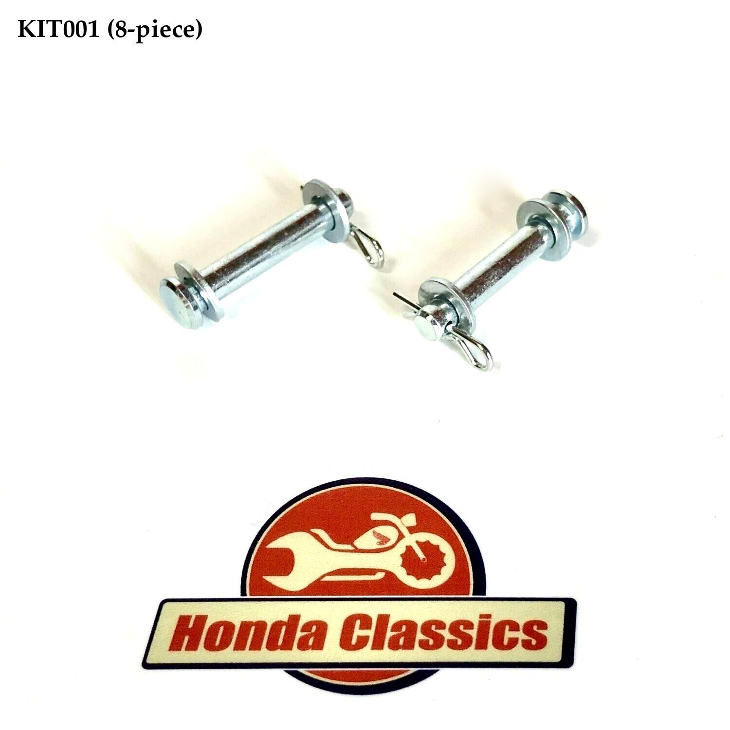 Seat Pivot Pins & Clip Set (8-piece) - KIT001