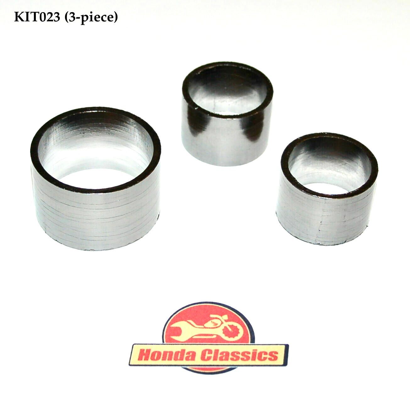 Exhaust Pipe Silencer Gasket/Packing Set (3-piece) - KIT023 Exhaust Pipe Silencer Gasket/Packing Set (3-piece) - KIT023