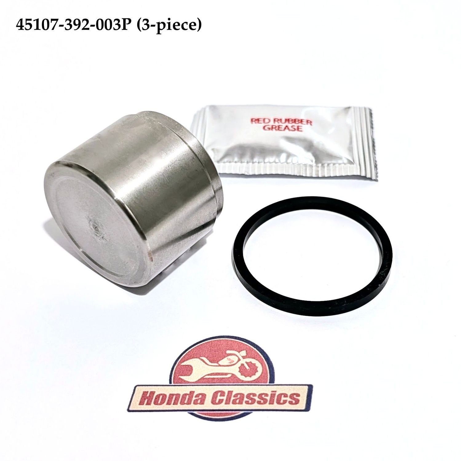 Brake Caliper Piston, Stainless Steel & Seal. 45107-392-003P Brake Caliper Piston, Stainless Steel & Seal. 45107-392-003P
