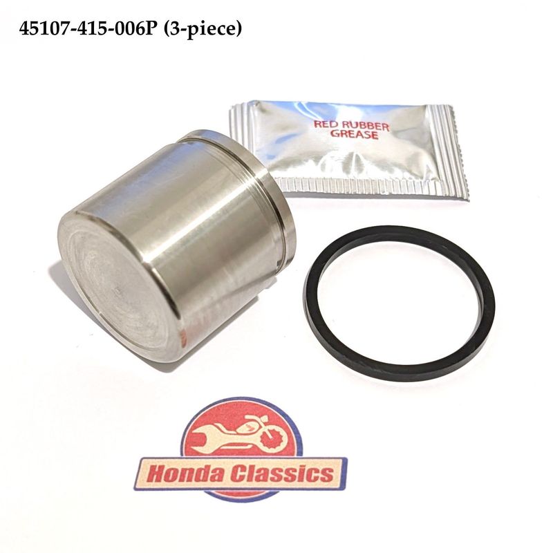 Brake Caliper Piston Stainless Steel & Seal Set. 45107-410-006P Brake Caliper Piston Stainless Steel & Seal Set. 45107-410-006P