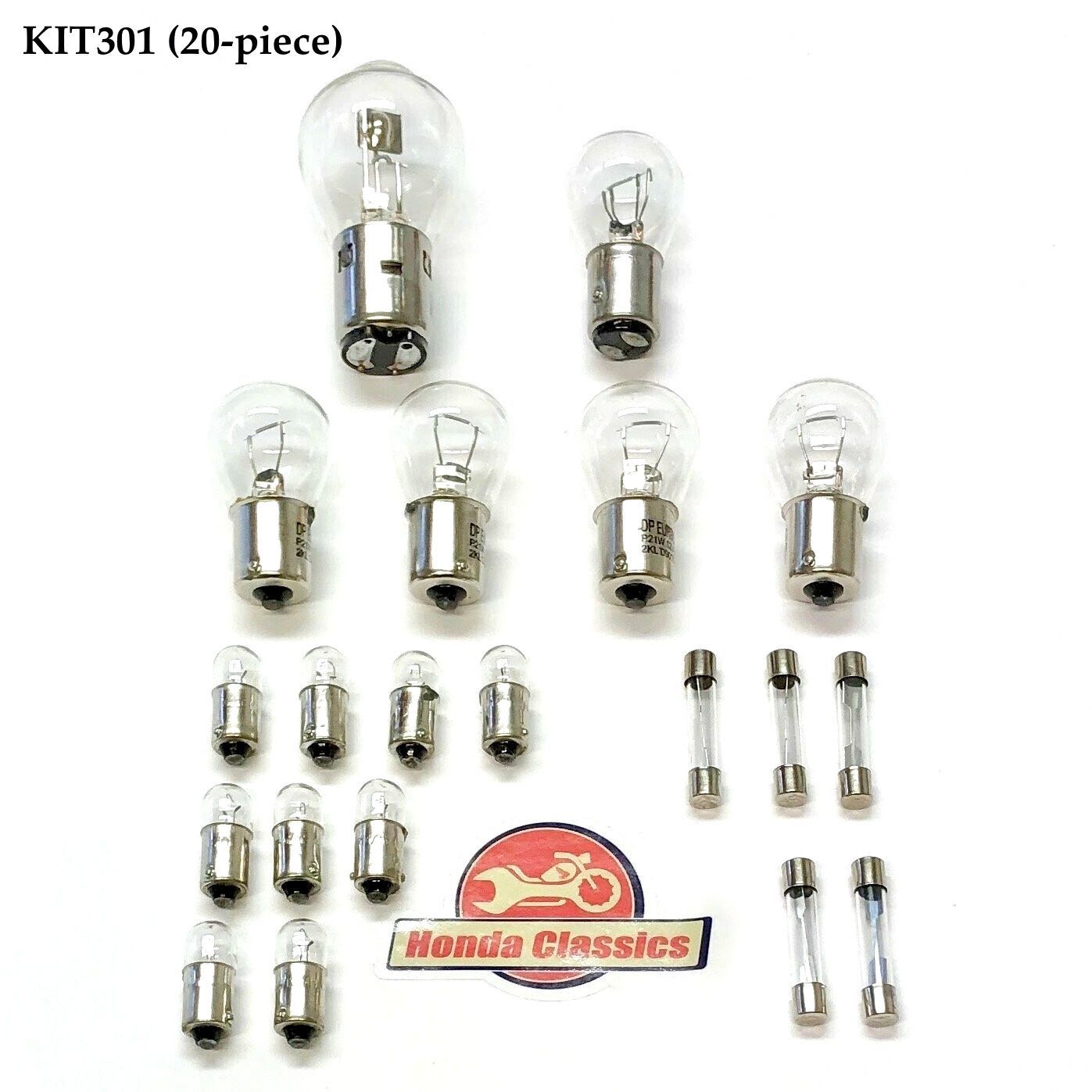 Bulb & Fuse Set, Complete (20-piece) - KIT301 Bulb & Fuse Set, Complete (20-piece) - KIT301