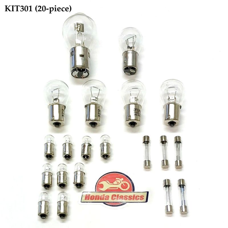 Bulb & Fuse Set, Complete (20-piece) - KIT301