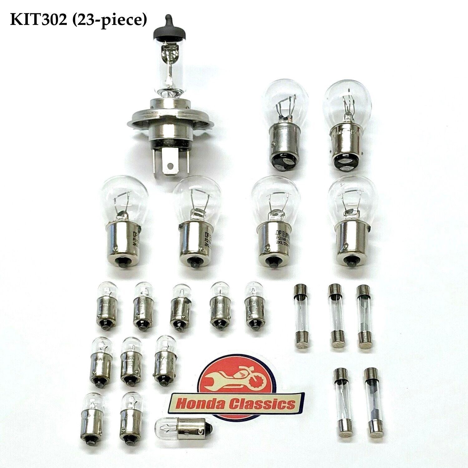 Bulb & Fuse Set, Complete (23-piece) - KIT302