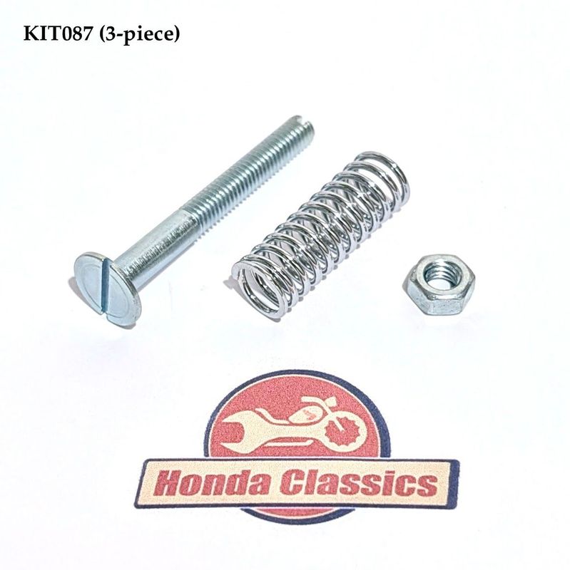 Front Brake Caliper Adjuster Screw, Spring & Lock-Nut - KIT087