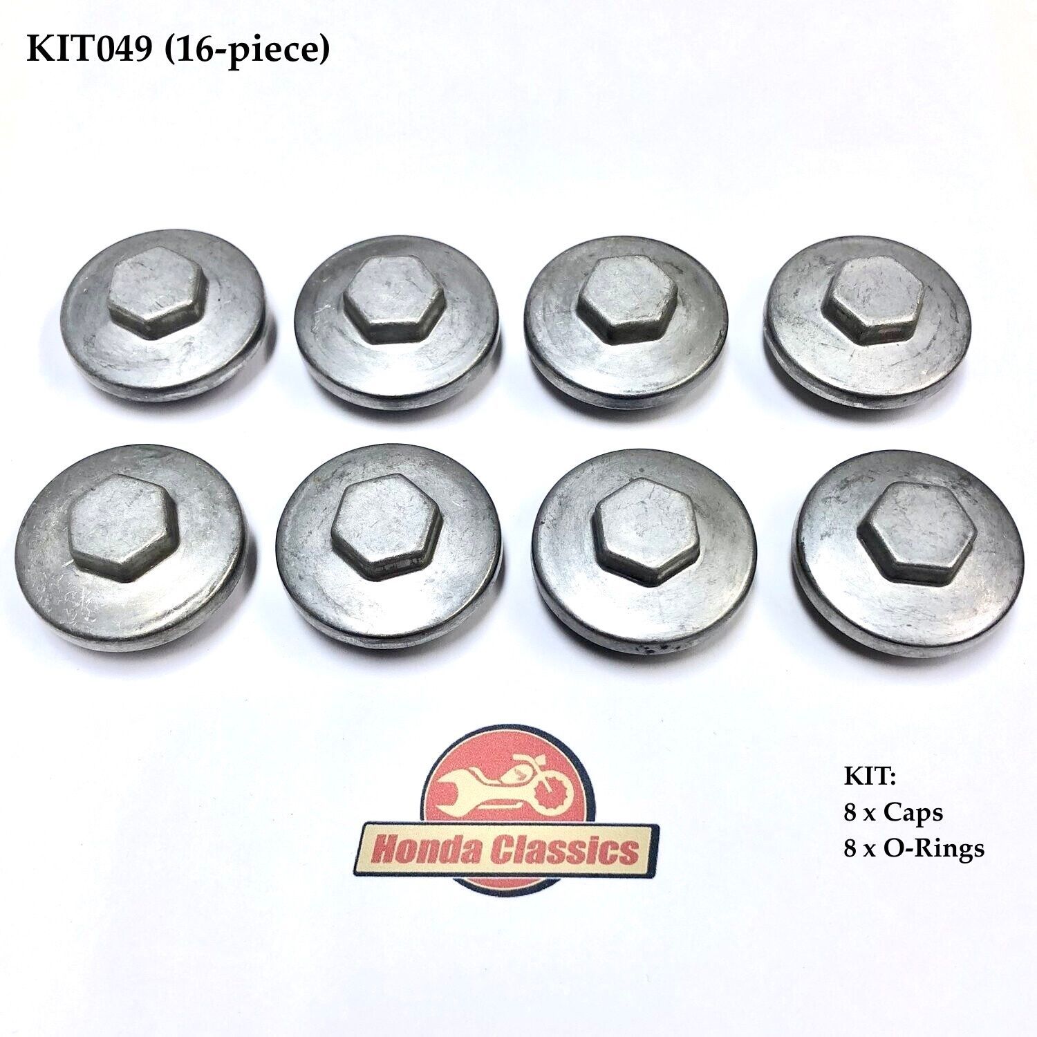 Tappet Cover Caps with O-Rings (16-piece) - KIT049 Tappet Cover Caps with O-Rings (16-piece) - KIT049