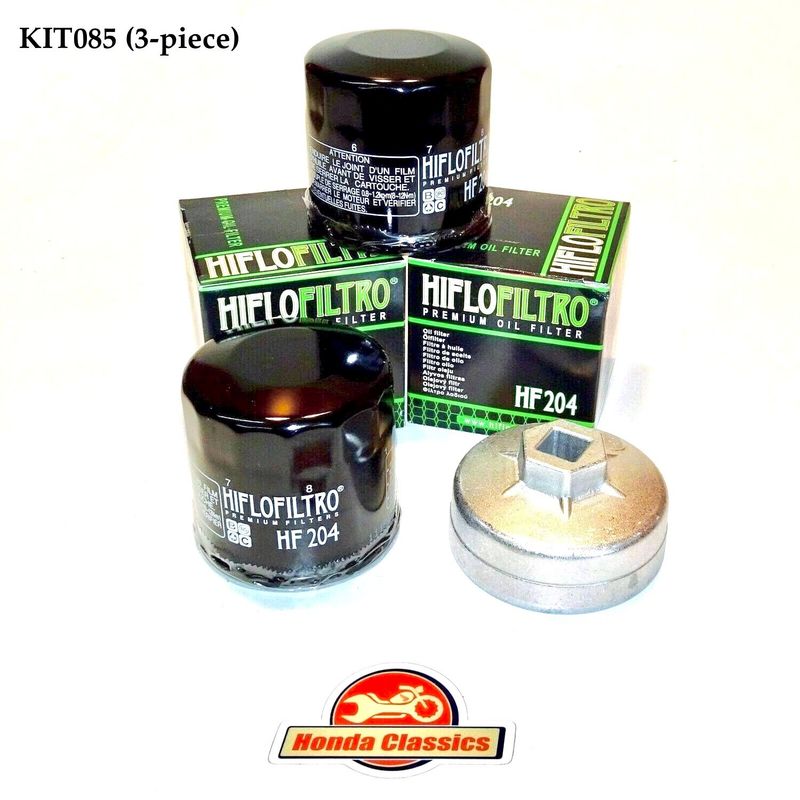 Engine Oil Filter x 2 + Wrench Tool Set (3-piece) - KIT085