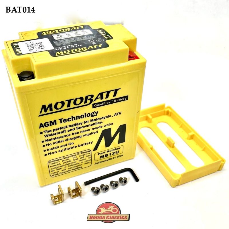 Battery, Motobatt MB12U. BAT014 Battery, Motobatt MB12U. BAT014