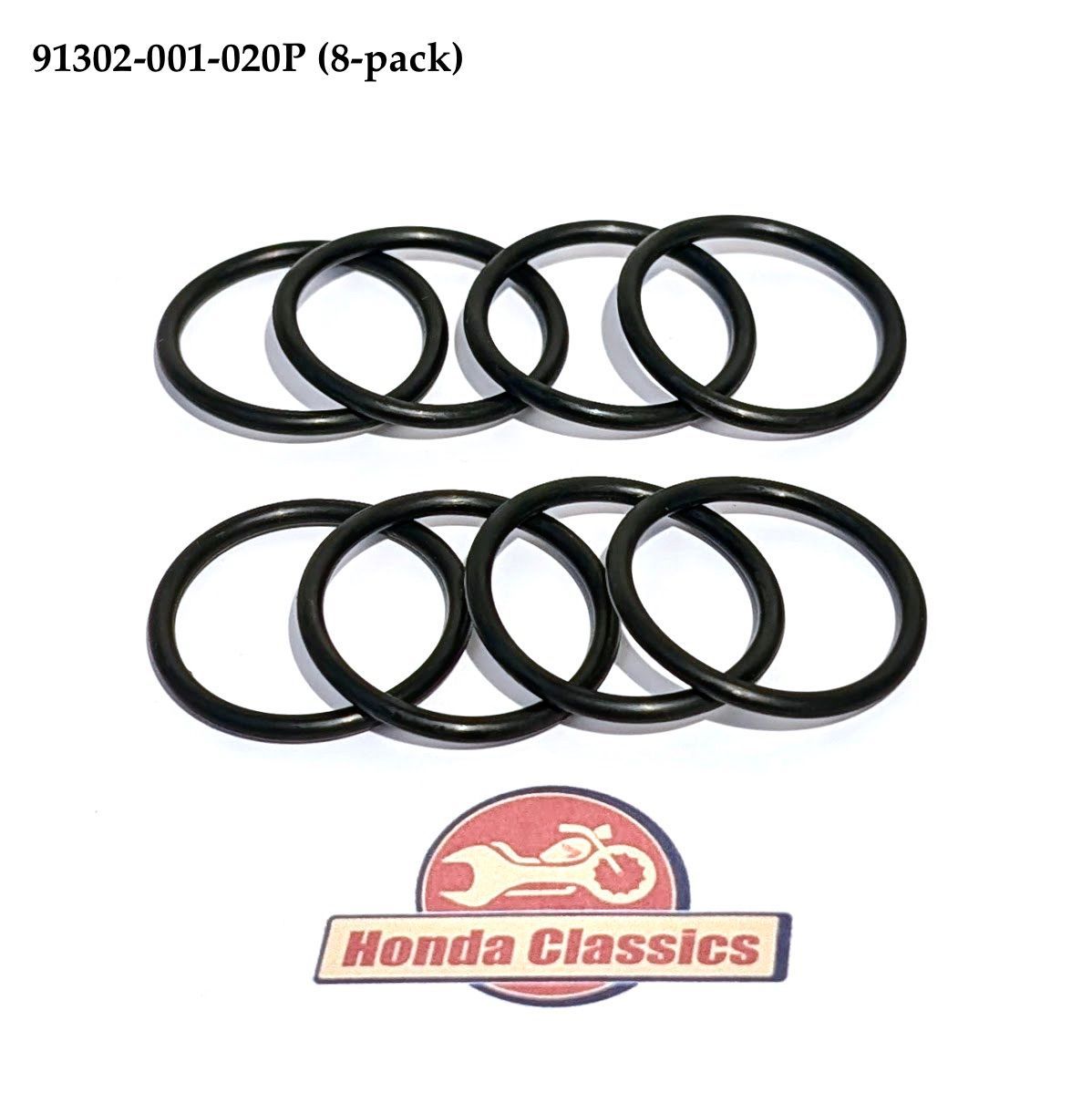 Tappet Cover Cap O-Ring Set (8-pack) 91302-001-020P Tappet Cover Cap O-Ring Set (8-pack) 91302-001-020P