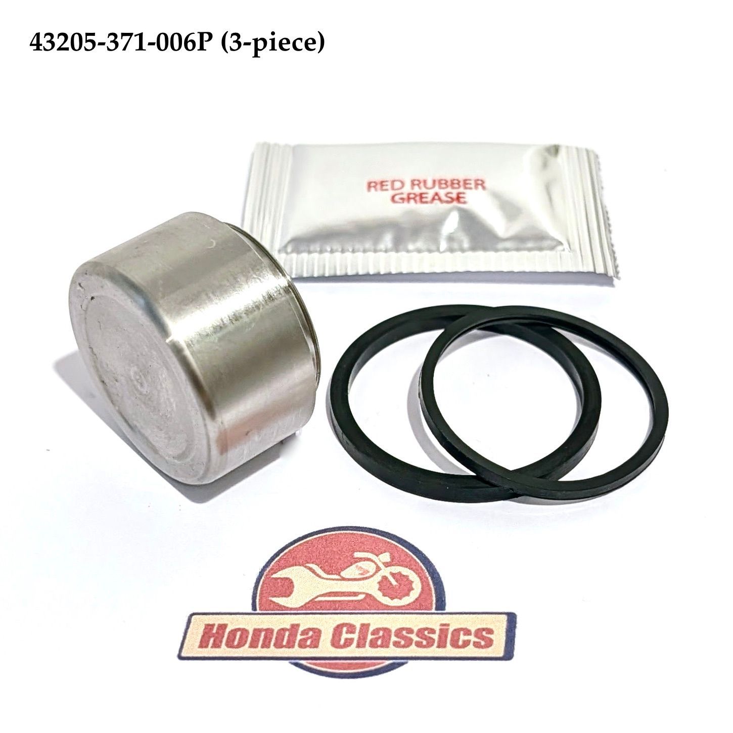 Rear Brake Caliper Piston Stainless-Steel & Seal. 43205-371-006P Rear Brake Caliper Piston Stainless-Steel & Seal. 43205-371-006P