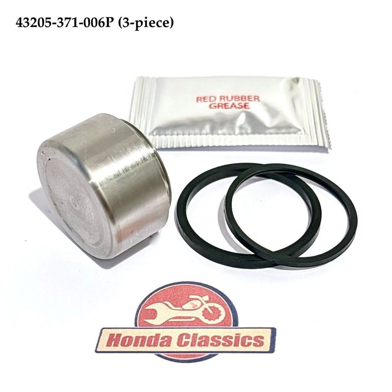 Rear Brake Caliper Piston Stainless-Steel & Seal. 43205-371-006P Rear Brake Caliper Piston Stainless-Steel & Seal. 43205-371-006P