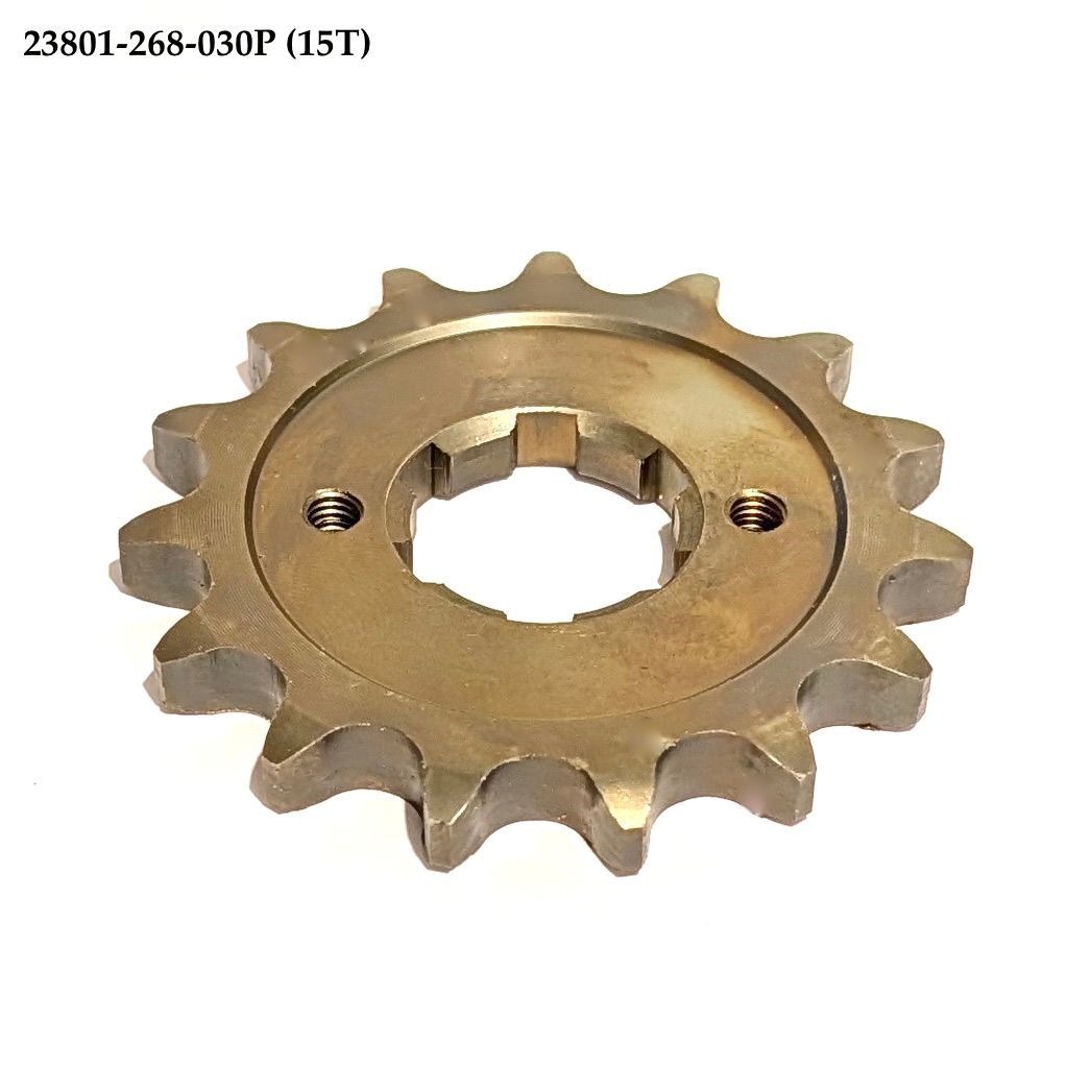 Sprocket, Gearbox Final Drive (15T). 23801-268-030P