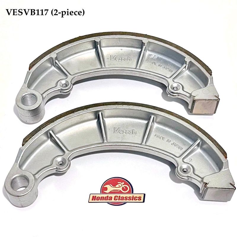 Brake Shoes, Front or Rear - VESVB117 Brake Shoes, Front or Rear - VESVB117