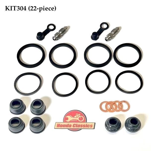 Front Brake Caliper x 2 Repair Kit (22-piece) - KIT304