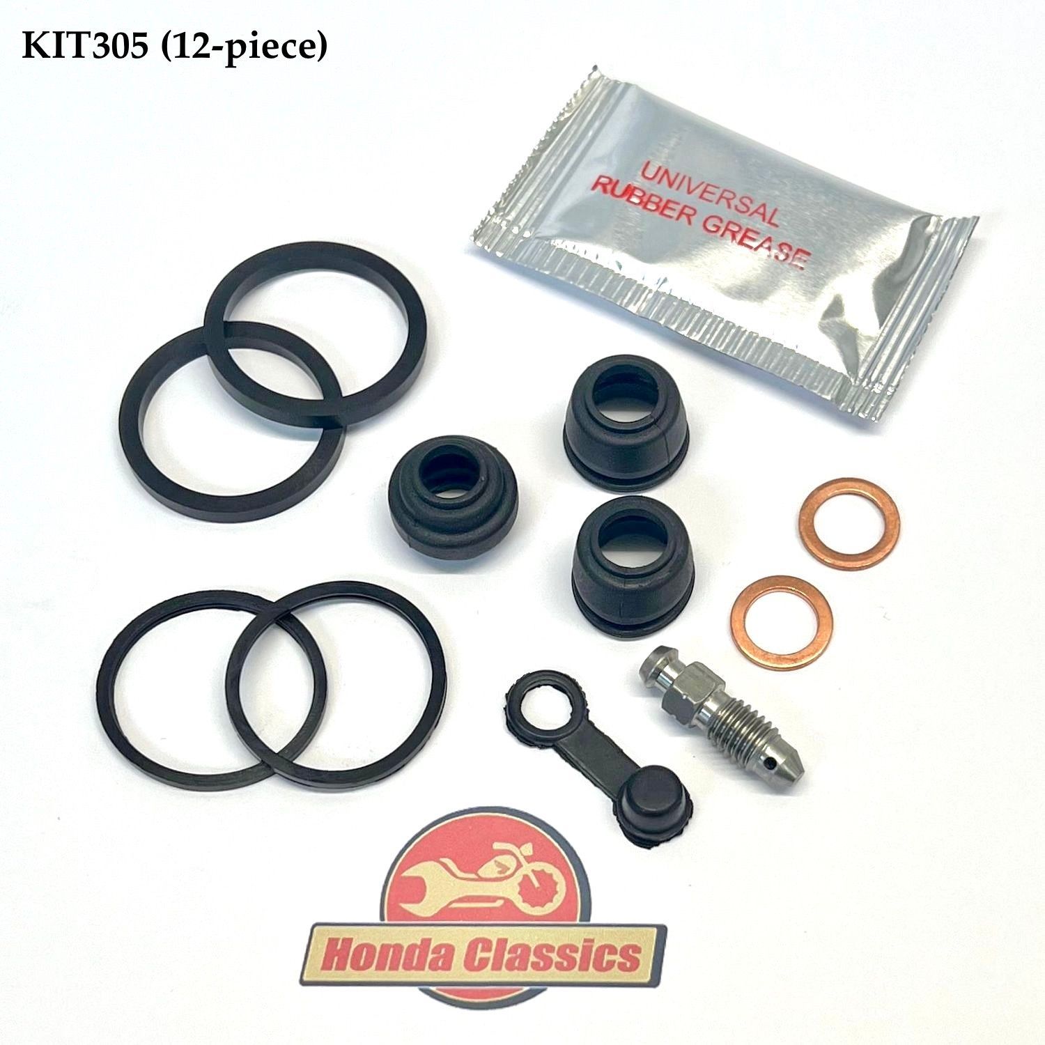 Brake Caliper Repair Kit, Rear (12-piece) - KIT305 Brake Caliper Repair Kit, Rear (12-piece) - KIT305