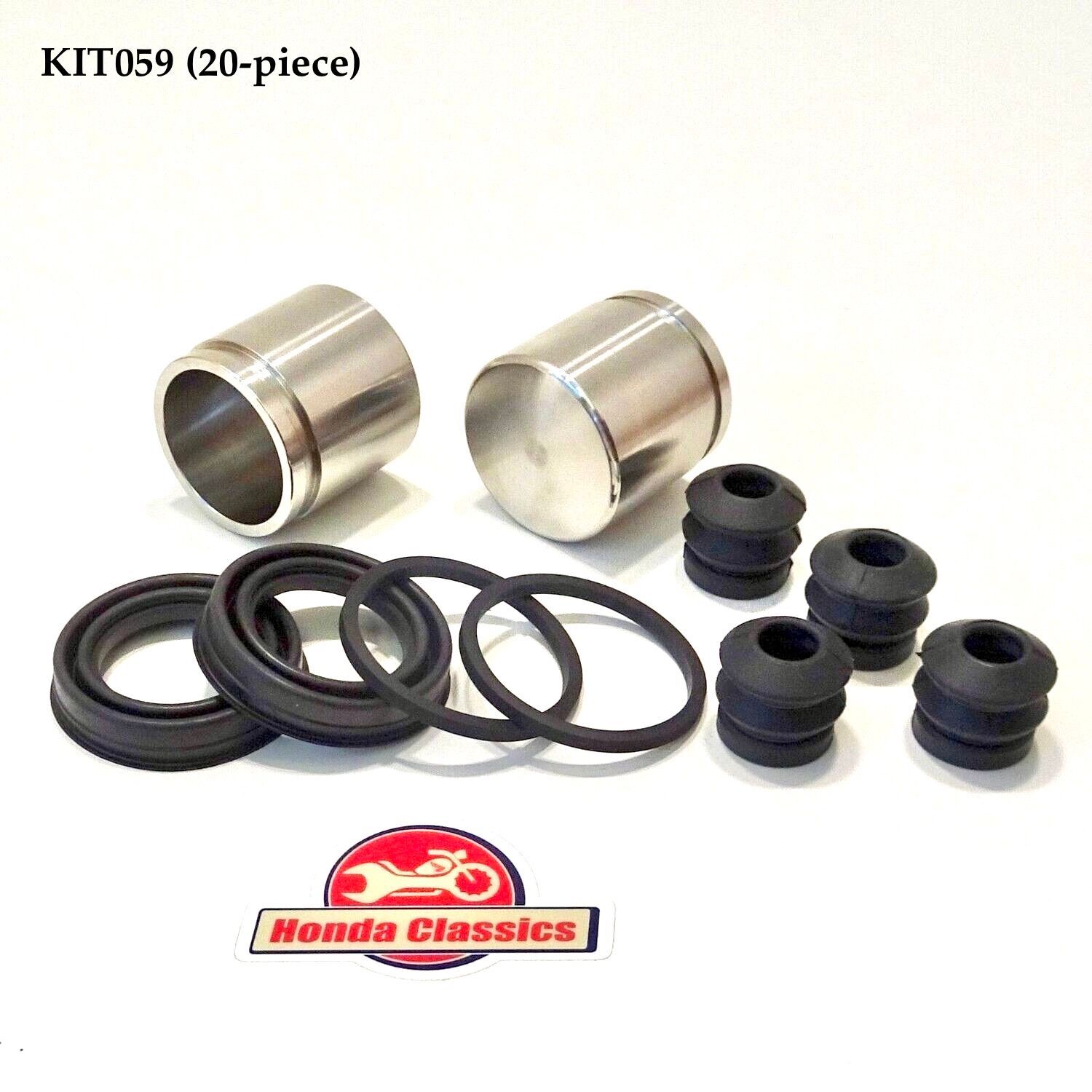 Front Brake Caliper Pistons & Seals Set (20-piece) - KIT059 Front Brake Caliper Pistons & Seals Set (20-piece) - KIT059