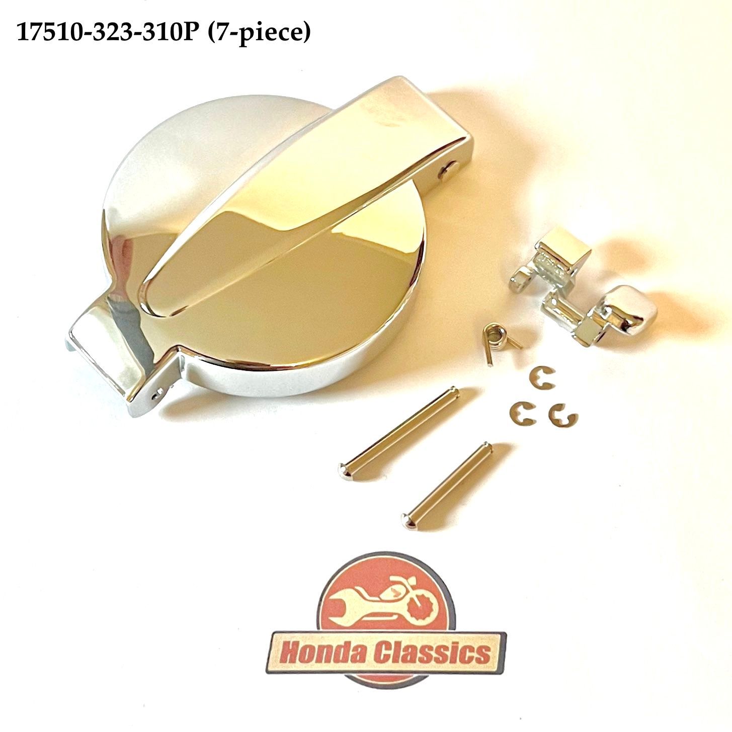 Fuel Tank Cap & Lock Set (7-piece). 17510-323-310P