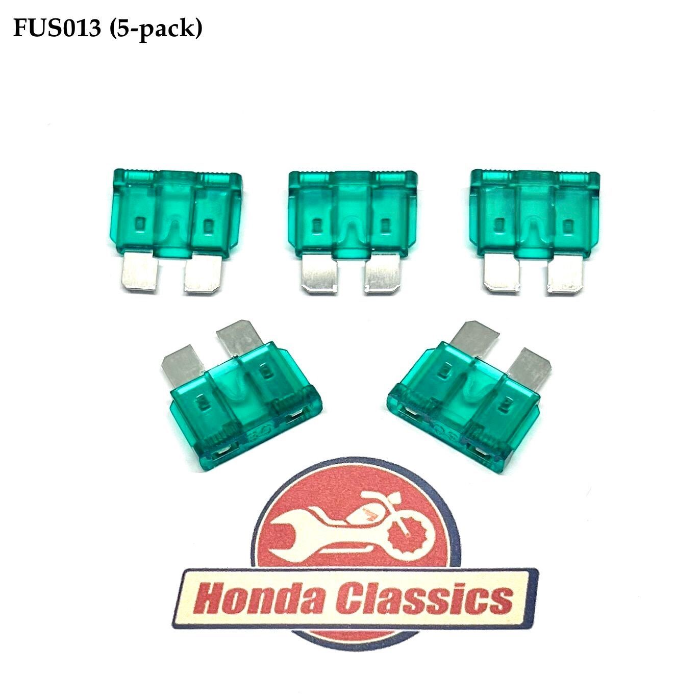 Blade Fuse, Green 30 Amp (5-pack) - FUS013 Blade Fuse, Green 30 Amp (5-pack) - FUS013
