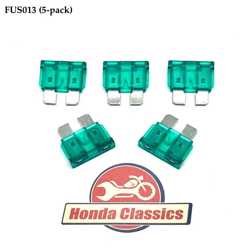 Blade Fuse, Green 30 Amp (5-pack) - FUS013 Blade Fuse, Green 30 Amp (5-pack) - FUS013