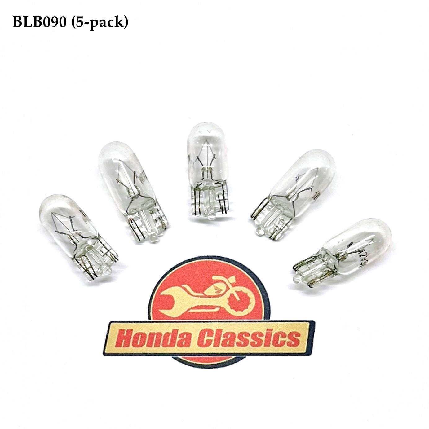 Instrument Bulb, 12v 3w Capless Wedge (5-pack) - BLB090