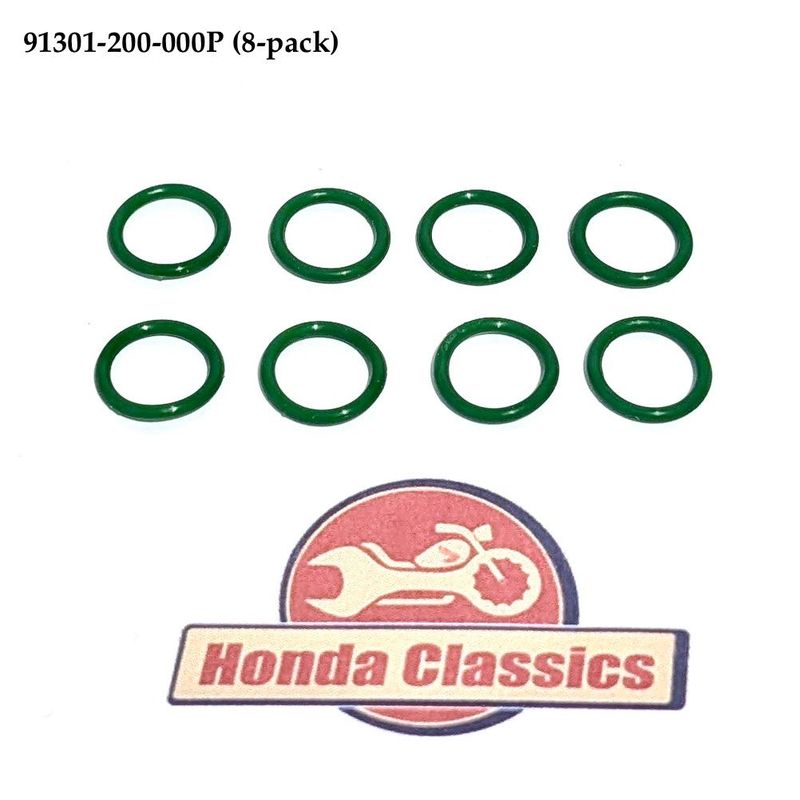 Valve Guide O-Rings (8-pack) 91301-200-000P Valve Guide O-Rings (8-pack) 91301-200-000P