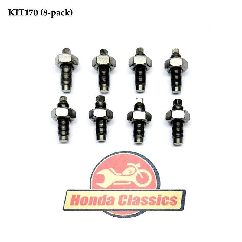 Tappet Adjusting Screw & Nut, Set of 8 - KIT170 Tappet Adjusting Screw & Nut, Set of 8 - KIT170