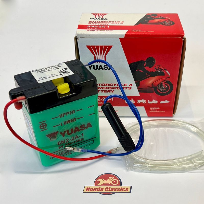 Battery, 6N2-2A-1 Yuasa. BAT600Y Battery, 6N2-2A-1 Yuasa. BAT600Y
