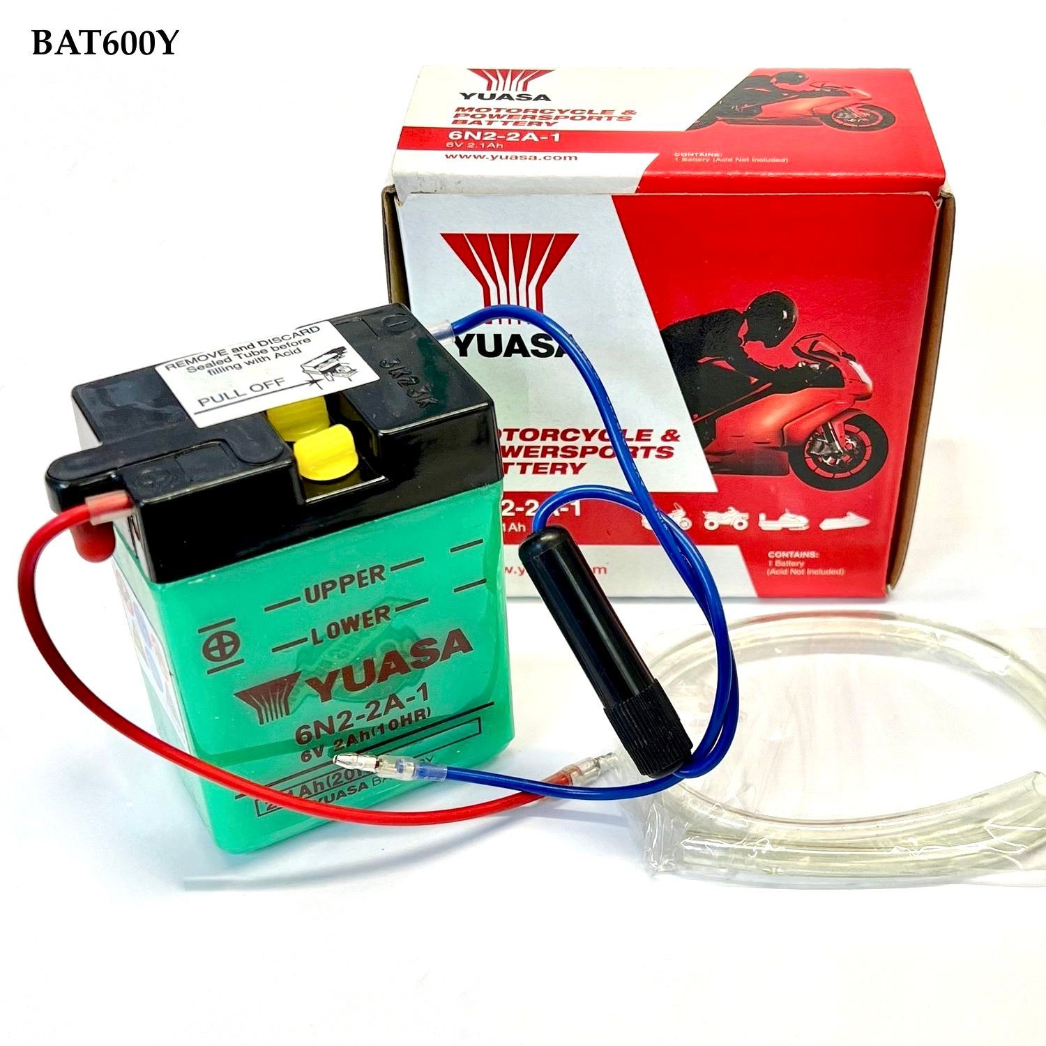 Battery, 6N2-2A-1 Yuasa. BAT600Y Battery, 6N2-2A-1 Yuasa. BAT600Y