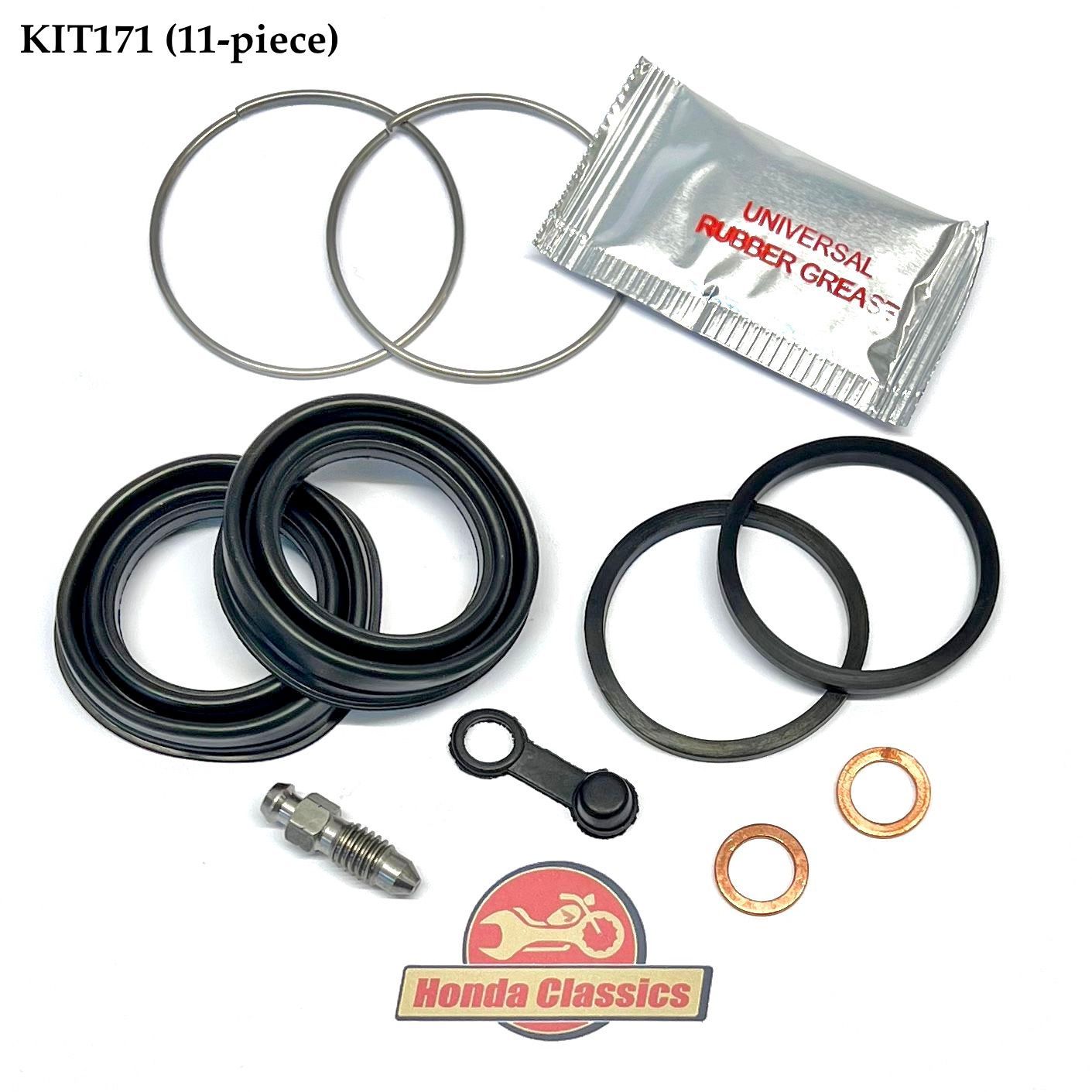 Rear Brake Caliper Repair Kit (11-piece). KIT171