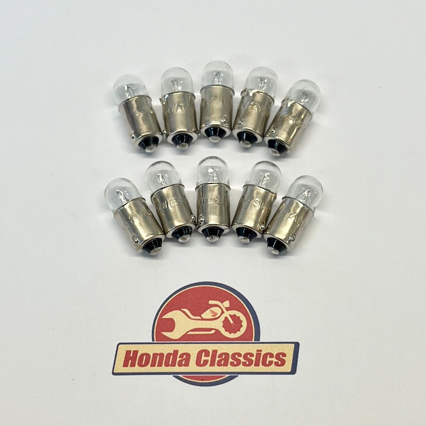 Instrument & Pilot Light Bulb, 12v 4w BA9S (Pack of 10). BLB014 Instrument & Pilot Light Bulb, 12v 4w BA9S (Pack of 10). BLB014
