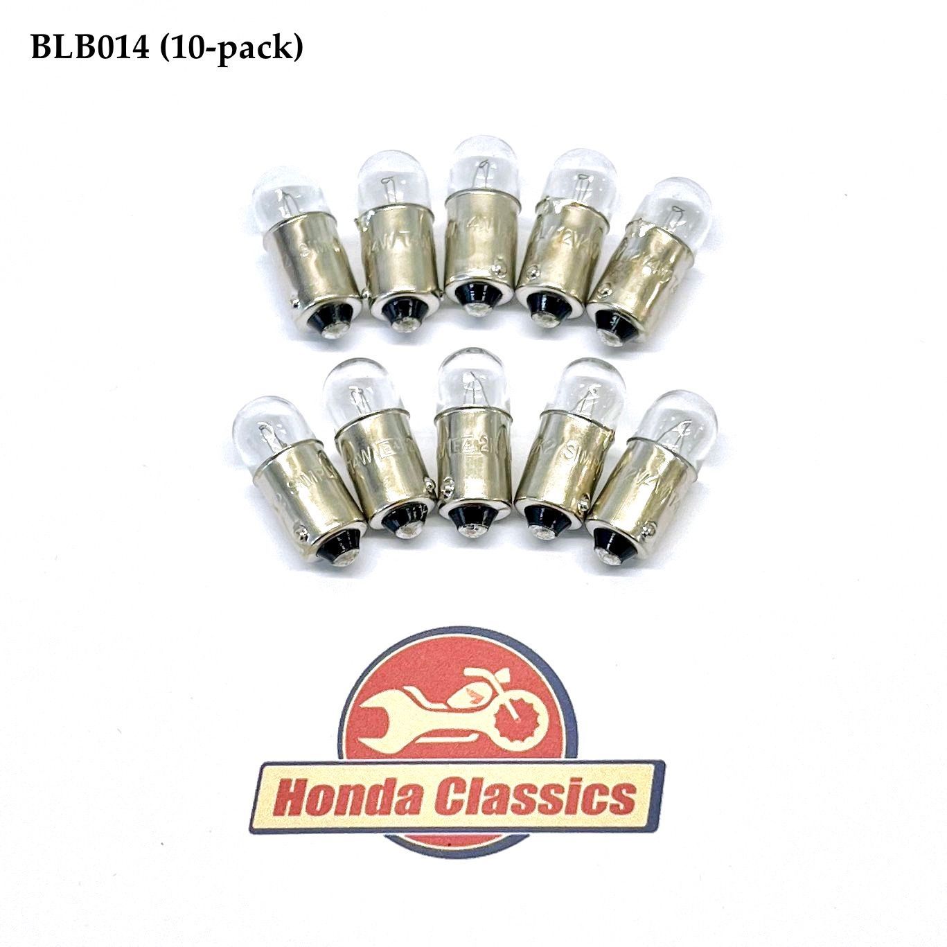 Instrument & Pilot Light Bulb, 12v 4w BA9S (10-pack). BLB014 Instrument & Pilot Light Bulb, 12v 4w BA9S (10-pack). BLB014