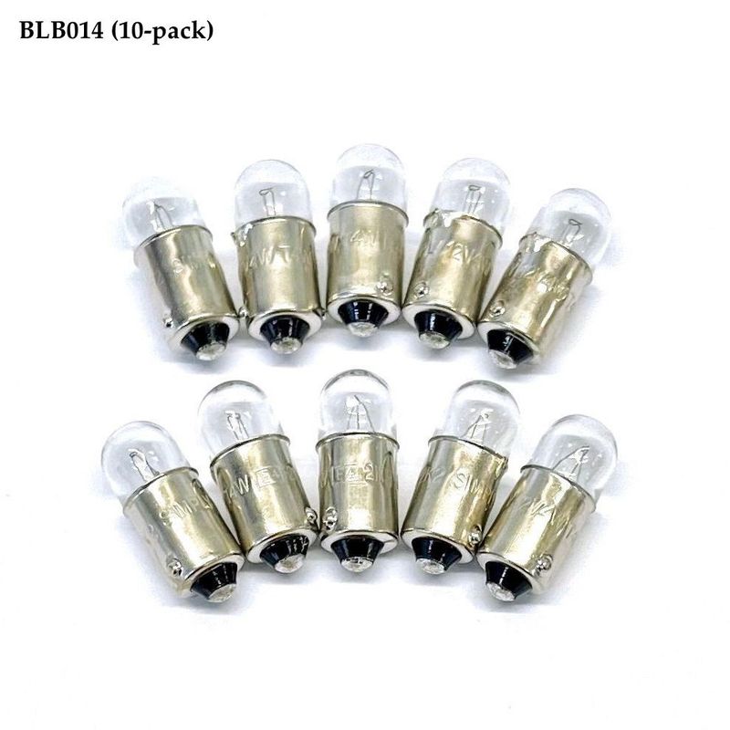 Instrument & Pilot Light Bulb, 12v 4w BA9S (10-pack). BLB014 Instrument & Pilot Light Bulb, 12v 4w BA9S (10-pack). BLB014