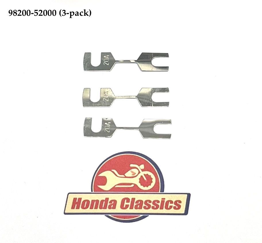 Fuse, 20 Amp Main Fuse Spanner Type (3-pack) 98200-52000 Fuse, 20 Amp Main Fuse Spanner Type (3-pack) 98200-52000