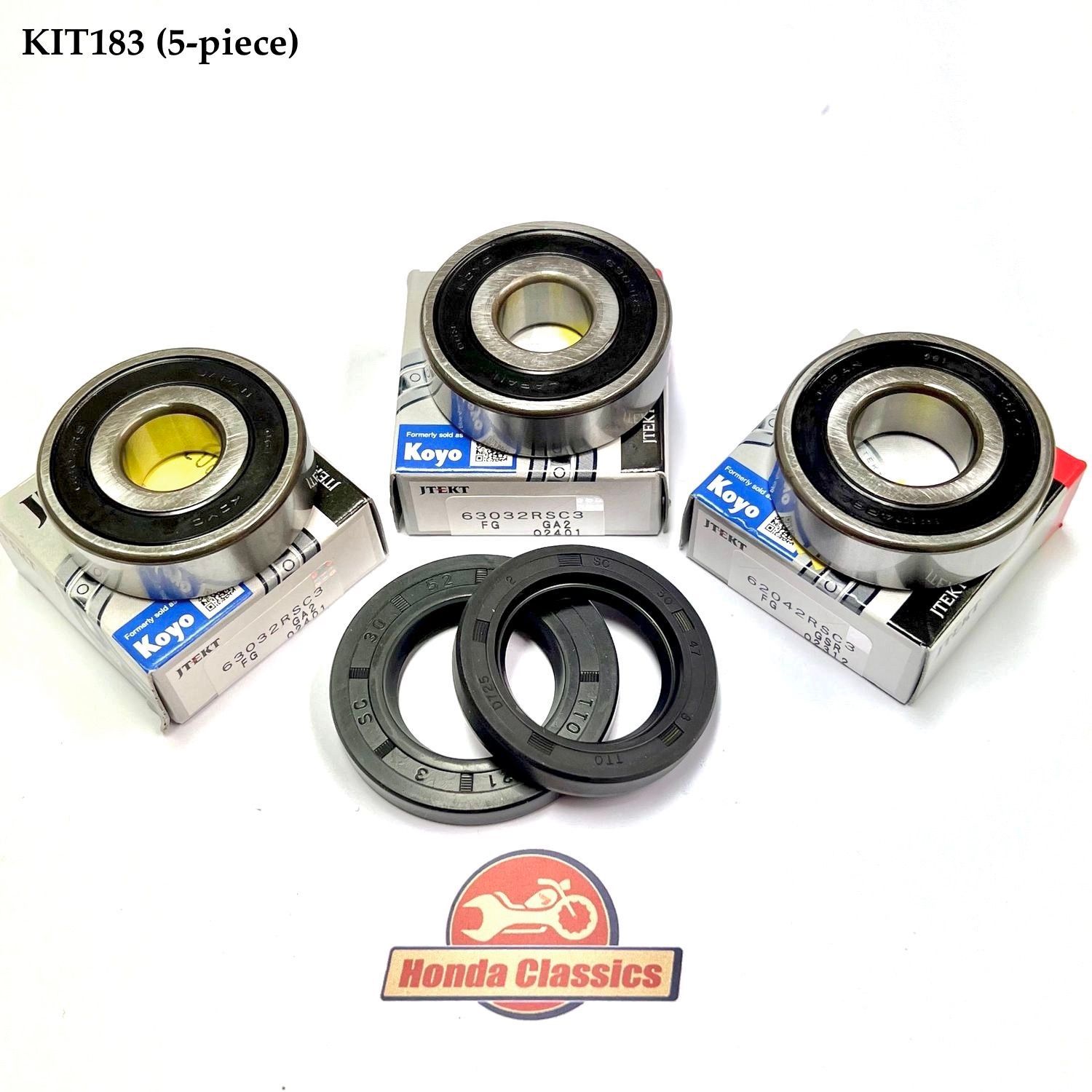 Rear Wheel Bearings & Dust Seal Set (5-piece) - KIT183