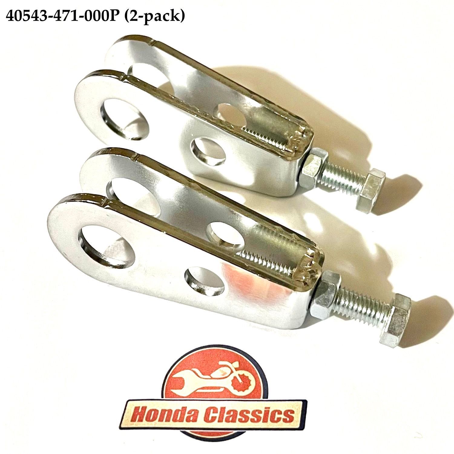 Rear Wheel Chain Adjusters (2-pack) 40543-471-000P